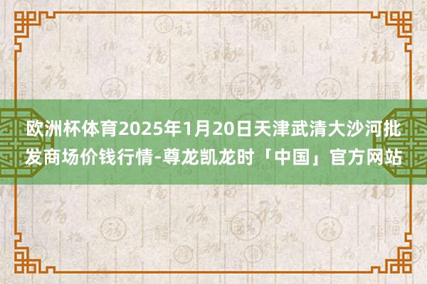 欧洲杯体育2025年1月20日天津武清大沙河批发商场价钱行情-尊龙凯龙时「中国」官方网站