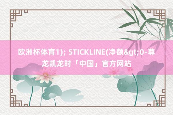 欧洲杯体育1); STICKLINE(净额>0-尊龙凯龙时「中国」官方网站